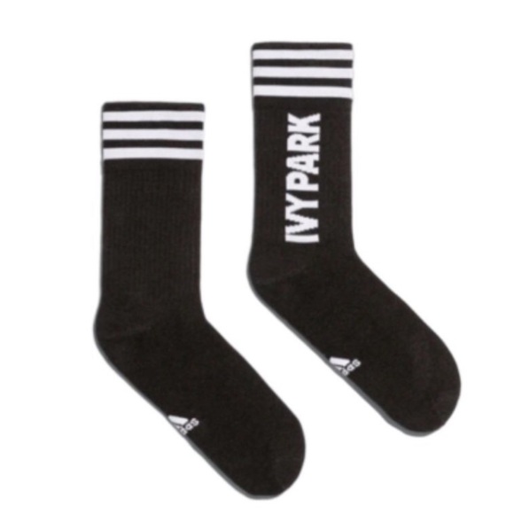 🎉 HP🎉 🆕 IVY PARK x adidas Logo Socks 3 Pack Medium - Picture 5 of 9